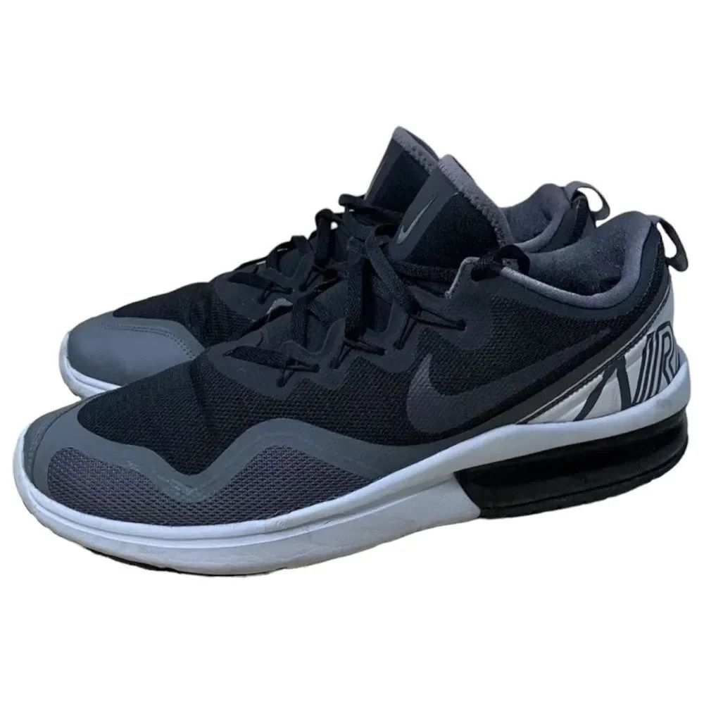 Nike Men's Air Max Fury AA5739-009 Black/Grey White Running Low Shoe | Size 9.5